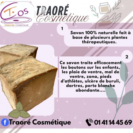 Savon Thérapeutique 100% naturel 